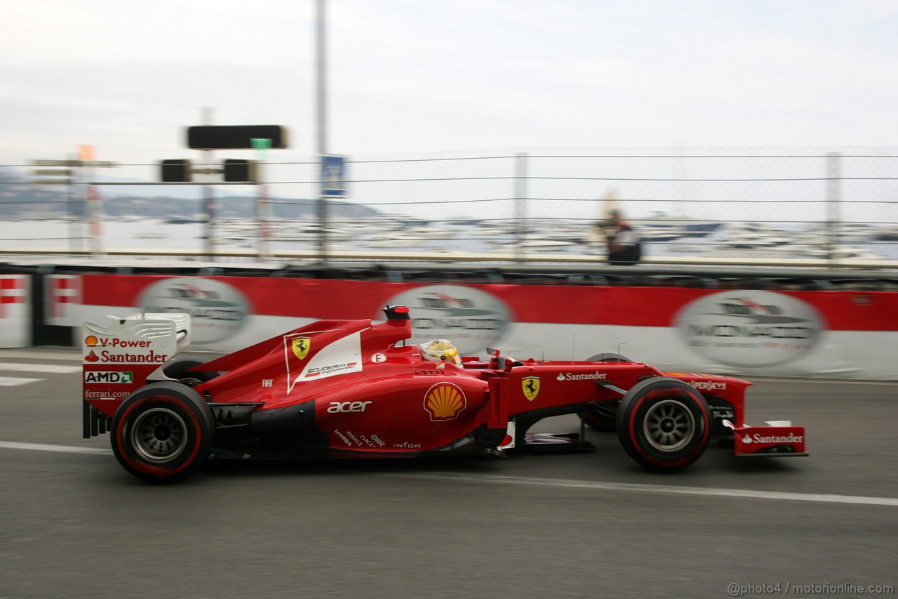 GP MONACO, 27.05.2012- Gara, Fernando Alonso (ESP) Ferrari F2012