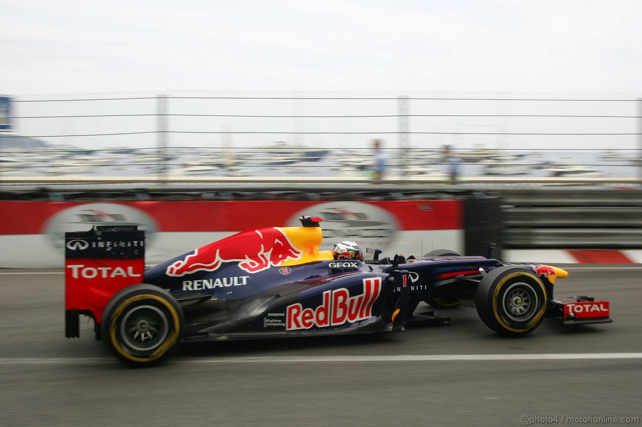 GP MONACO, 27.05.2012- Gara, Sebastian Vettel (GER) Red Bull Racing RB8 