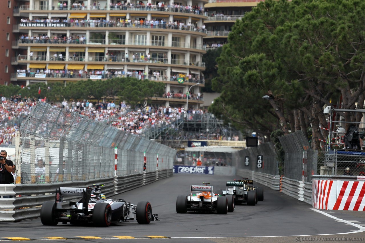 GP MONACO, 27.05.2012- Gara, Bruno Senna (BRA) Williams F1 Team FW34 
