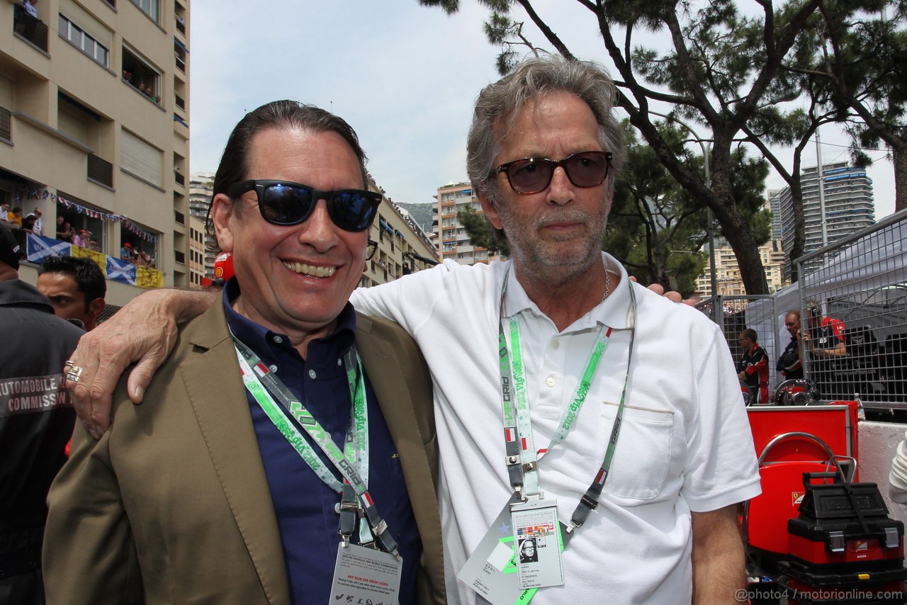 GP MONACO, 27.05.2012- Gara, Eric Clapton