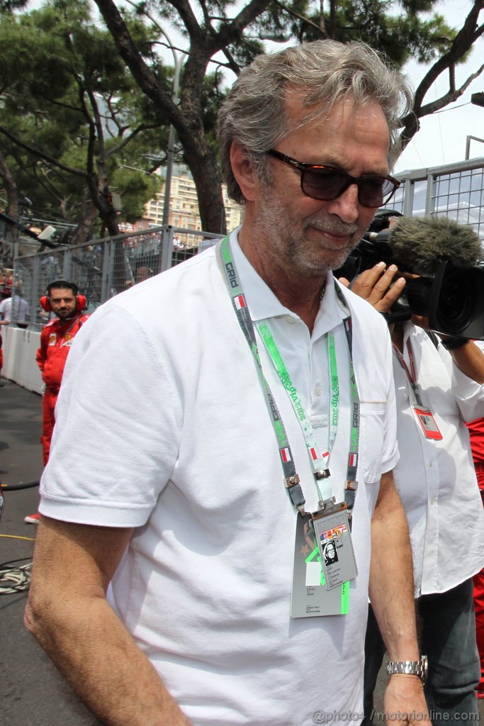 GP MONACO, 27.05.2012- Gara, Eric Clapton