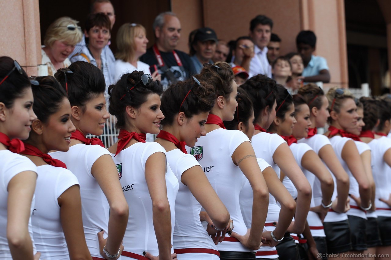 GP MONACO, 27.05.2012- grid girl, pitbabess