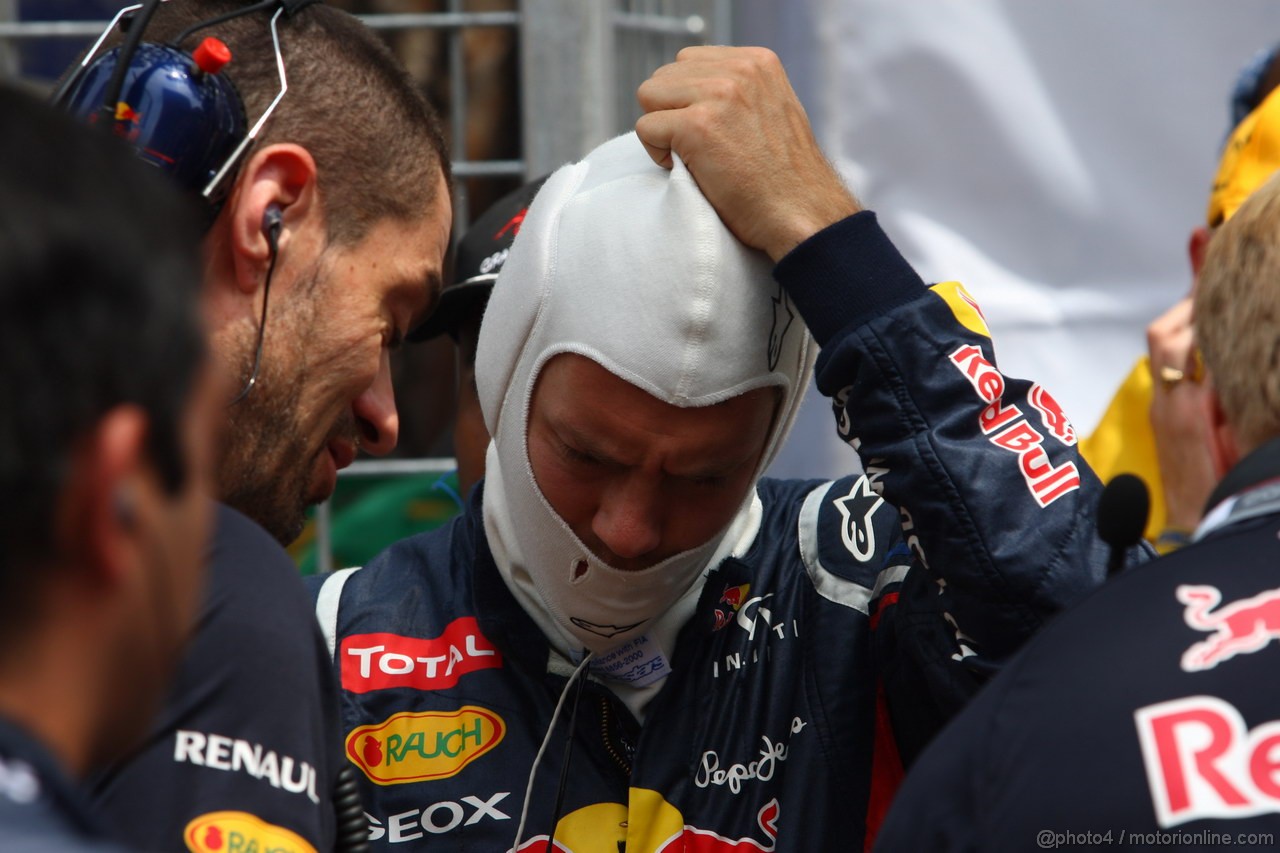 GP MONACO, 27.05.2012- Gara, Sebastian Vettel (GER) Red Bull Racing RB8