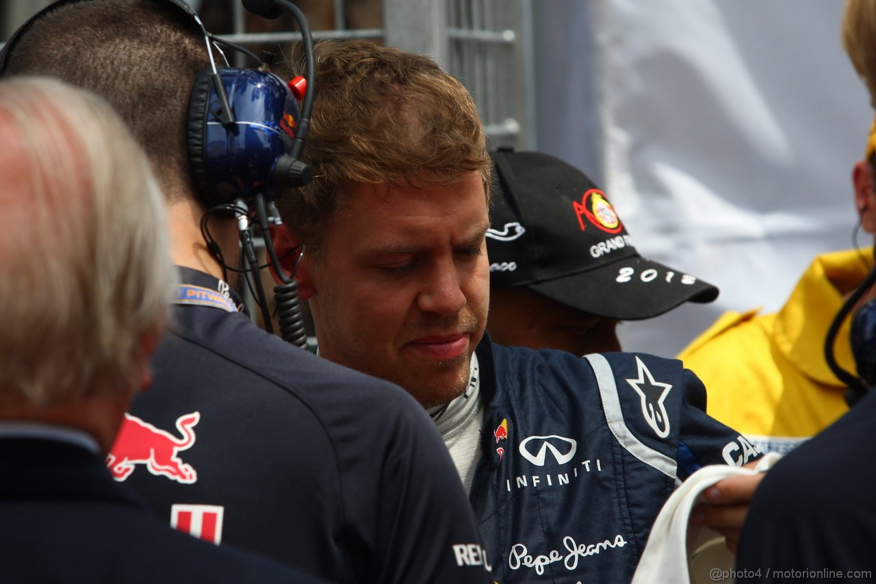 GP MONACO, 27.05.2012- Gara, Sebastian Vettel (GER) Red Bull Racing RB8 