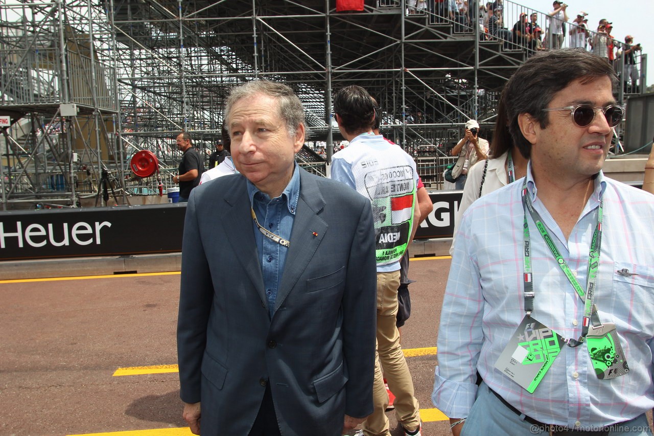 GP MONACO, 27.05.2012- Gara, Jean Todt (FRA), President FIA 