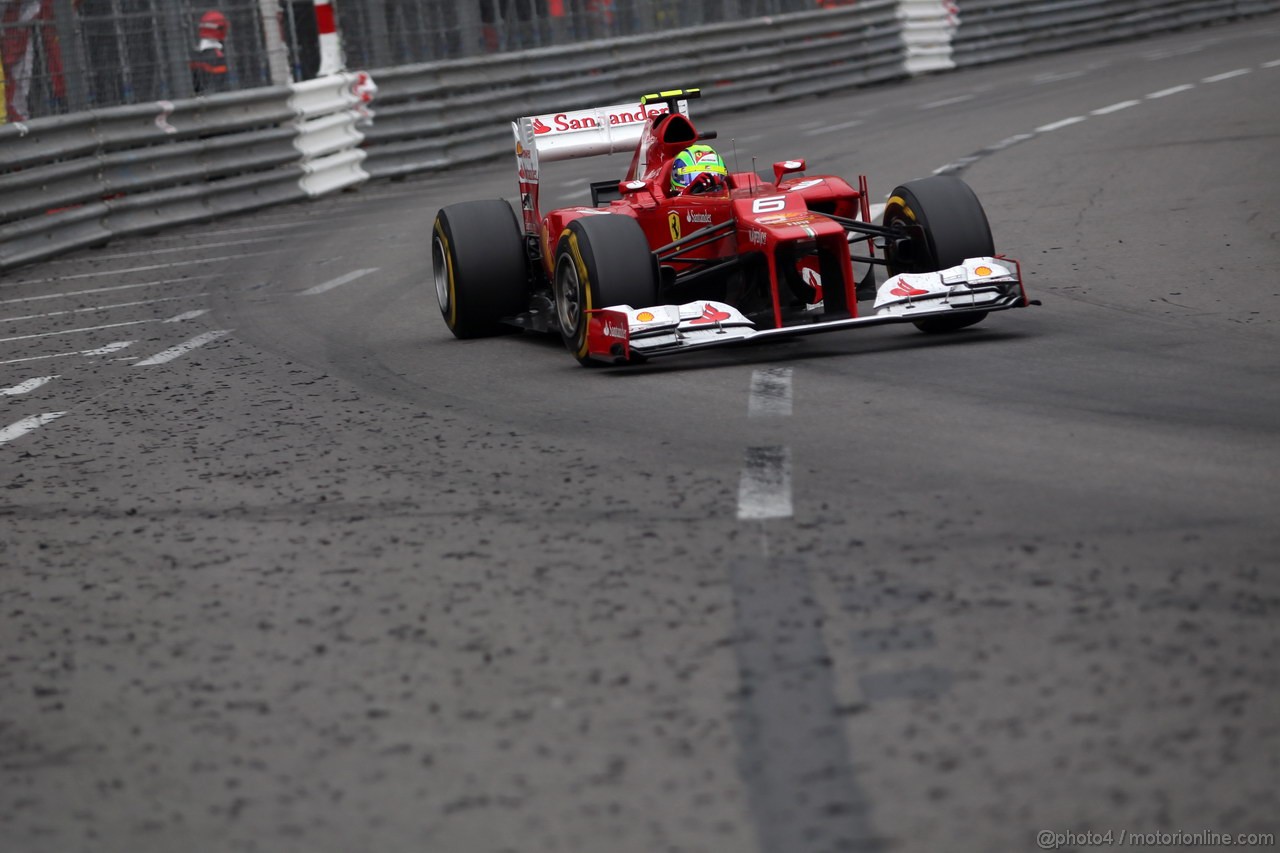 GP MONACO, 27.05.2012- Gara, Felipe Massa (BRA) Ferrari F2012 