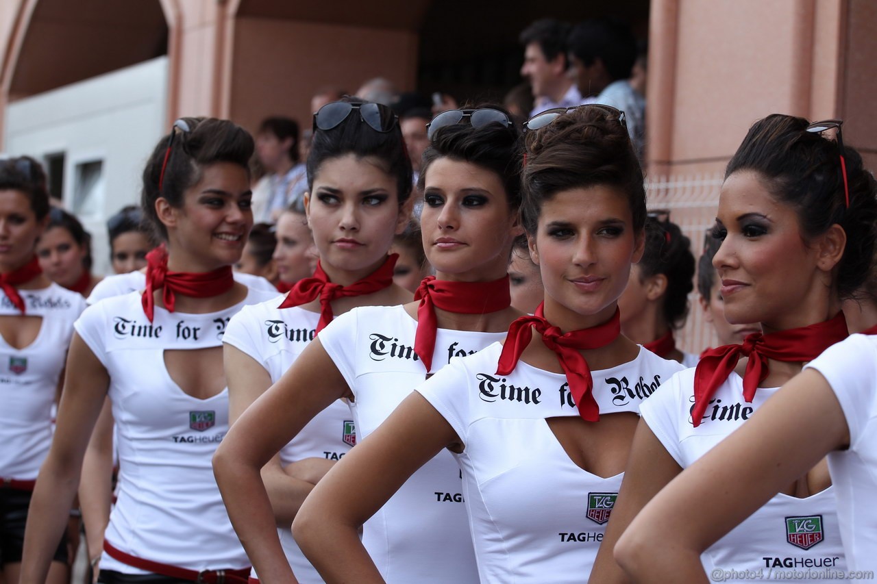 GP MONACO, 27.05.2012- grid girl, pitbabess