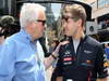 GP MONACO, 27.05.2012- Charlie Whiting (GBR), Gara director e safety delegate  e Sebastian Vettel (GER) Red Bull Racing RB8 