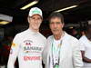 GP MONACO, 27.05.2012- Gara, Nico Hulkenberg (GER) Sahara Force India F1 Team VJM05 e Antonio Banderas (ESP) actor