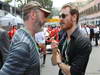 GP MONACO, 27.05.2012- Gara, (L to R): Liam Cunningham (IRE) Actor e Michael Fassbender (IRE) Actor