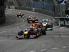 GP MONACO, 27.05.2012- Gara, Mark Webber (AUS) Red Bull Racing RB8 e Nico Rosberg (GER) Mercedes AMG F1 W03