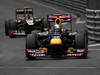 GP MONACO, 27.05.2012- Race, Sebastian Vettel (GER) Red Bull Racing RB8 ahead of Kimi Raikkonen (FIN) Lotus F1 Team E20