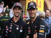 GP MONACO, 27.05.2012- Daniel Ricciardo (AUS) Scuderia Toro Rosso STR7 e Mark Webber (AUS) Red Bull Racing RB8 