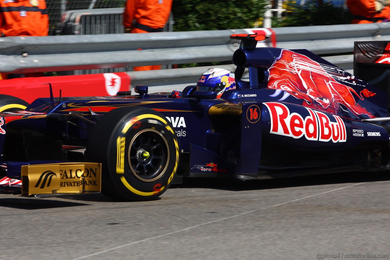 GP MONACO, 24.05.2012- Prove Libere 1, Jean-Eric Vergne (FRA) Scuderia Toro Rosso STR7 