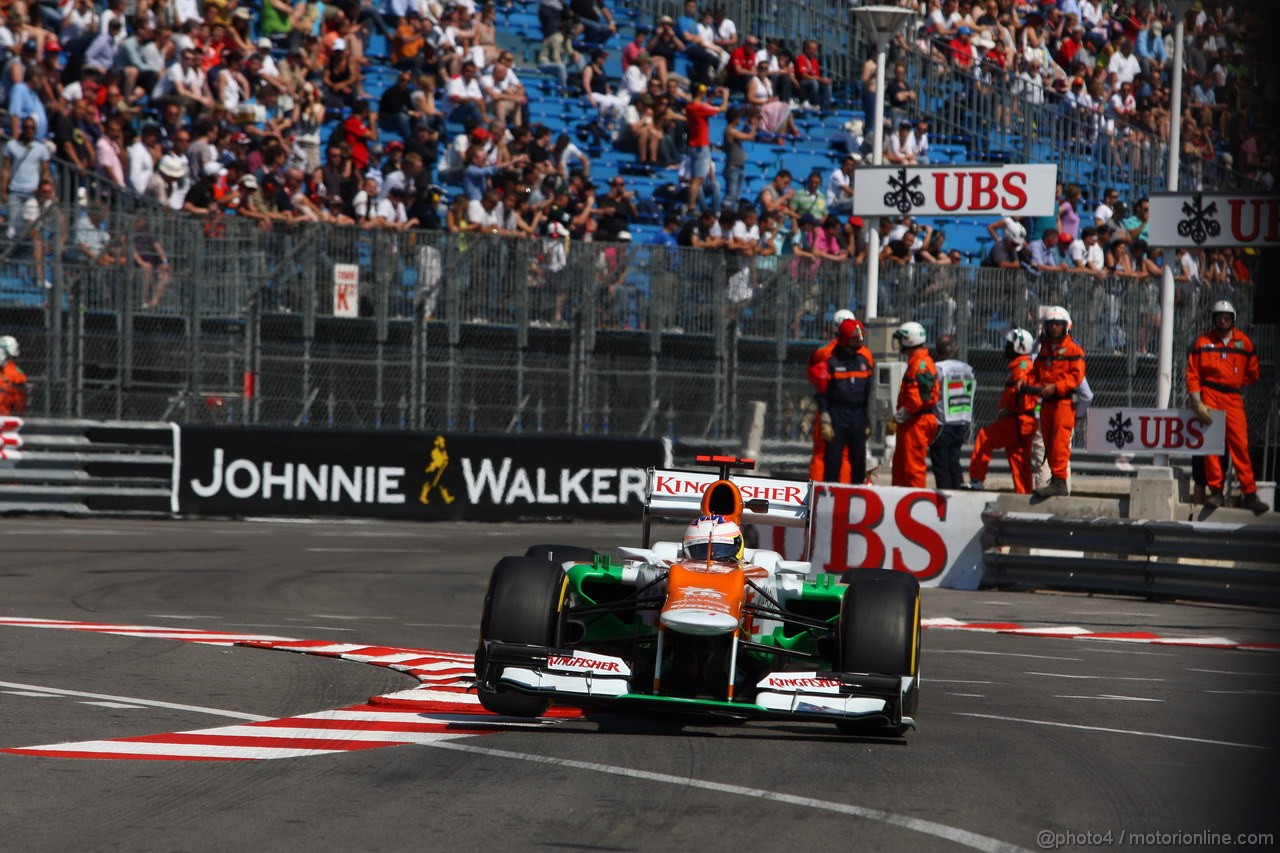 GP MONACO, 24.05.2012- Prove Libere 1, Paul di Resta (GBR) Sahara Force India F1 Team VJM05 