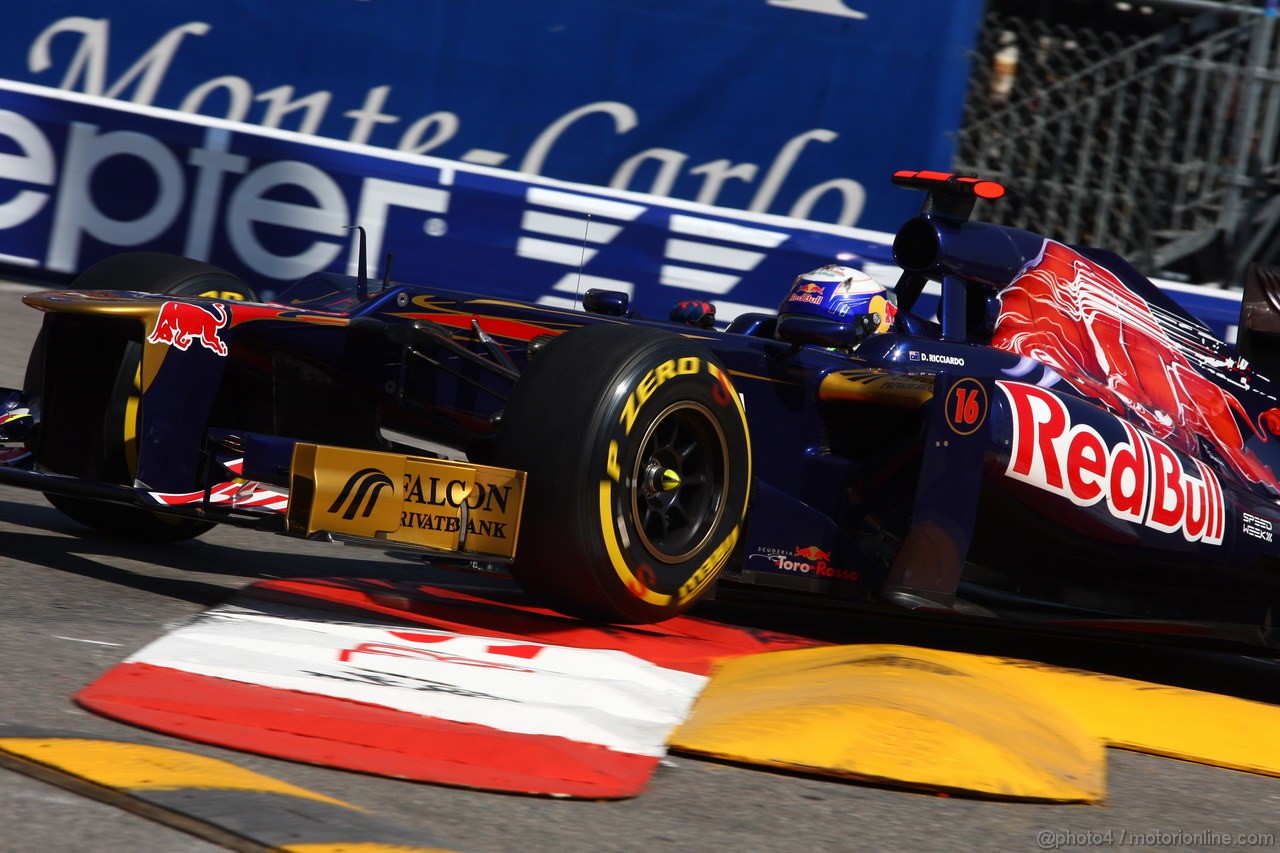 GP MONACO, 24.05.2012- Prove Libere 1, Daniel Ricciardo (AUS) Scuderia Toro Rosso STR7