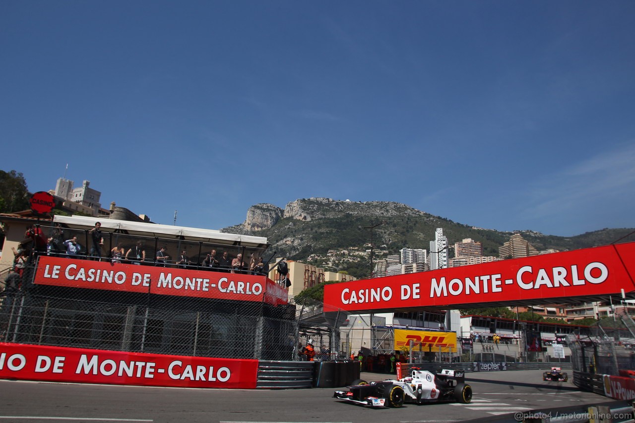 GP MONACO, 24.05.2012- Prove Libere 1, Kamui Kobayashi (JAP) Sauber F1 Team C31 