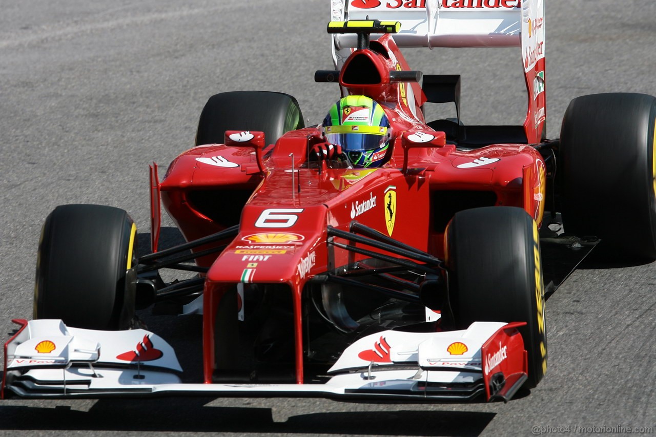 GP MONACO, 24.05.2012- Prove Libere 1, Felipe Massa (BRA) Ferrari F2012 