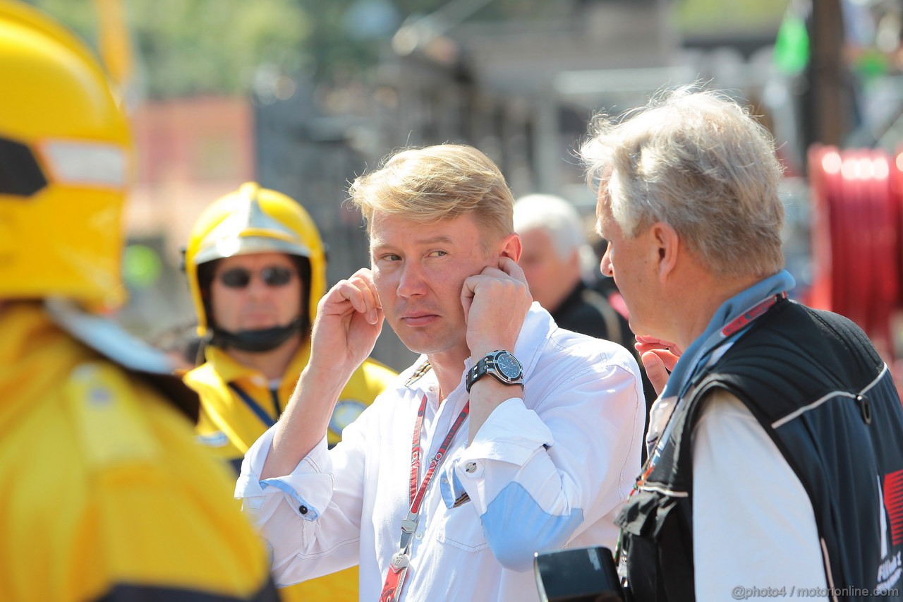 GP MONACO, 24.05.2012- Prove Libere 1, Mika Hakkinen (FIN), ex F1 driver 