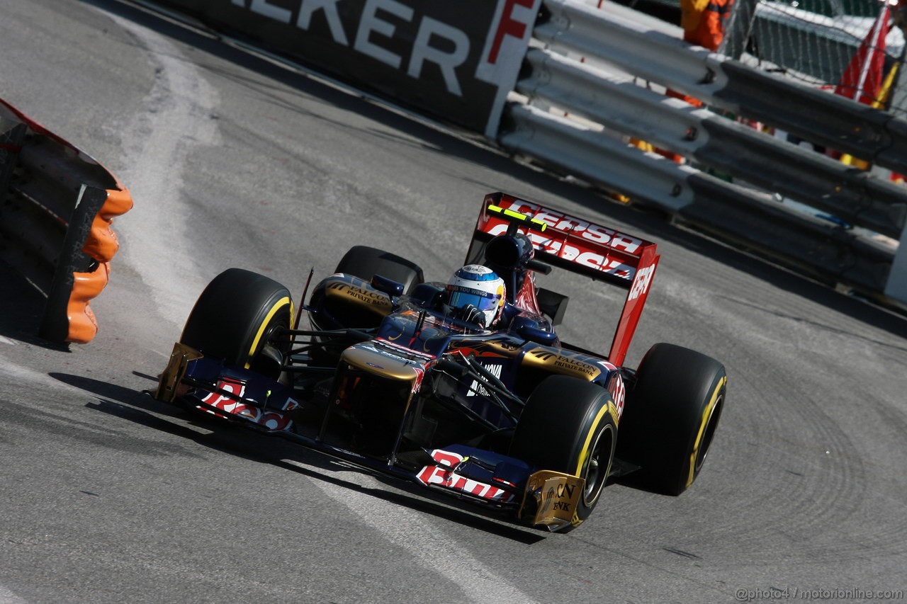 GP MONACO, 24.05.2012- Prove Libere 1, Jean-Eric Vergne (FRA) Scuderia Toro Rosso STR7 