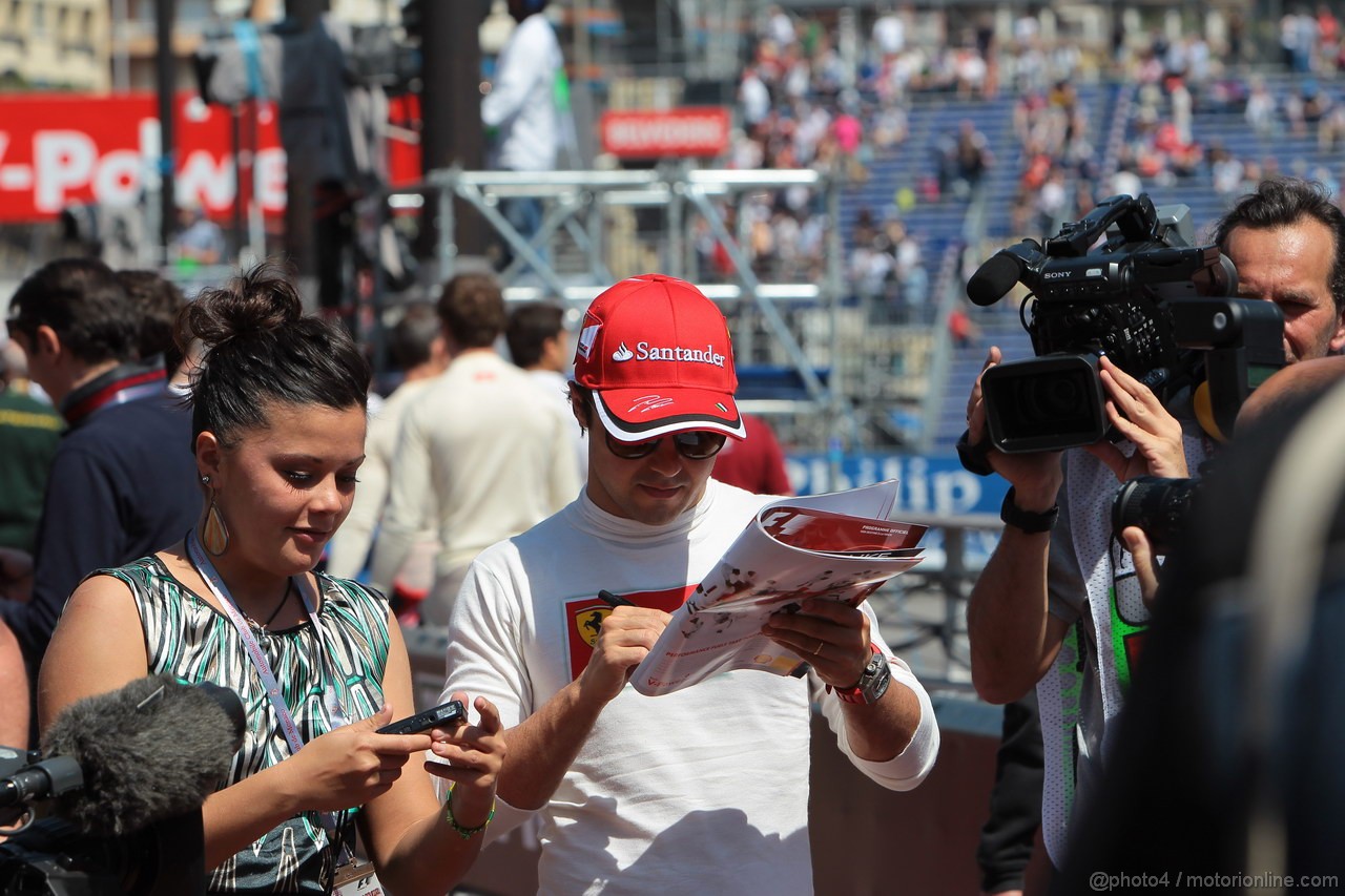 GP MONACO, 24.05.2012- Prove Libere 1, Felipe Massa (BRA) Ferrari F2012 