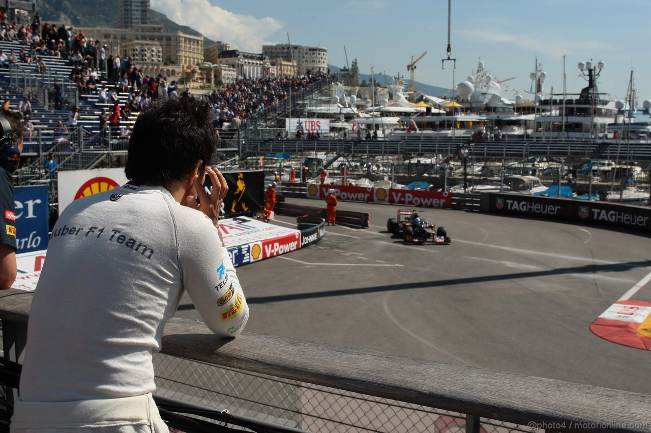 GP MONACO, 24.05.2012- Prove Libere 1, Sergio Prez (MEX) Sauber F1 Team C31 