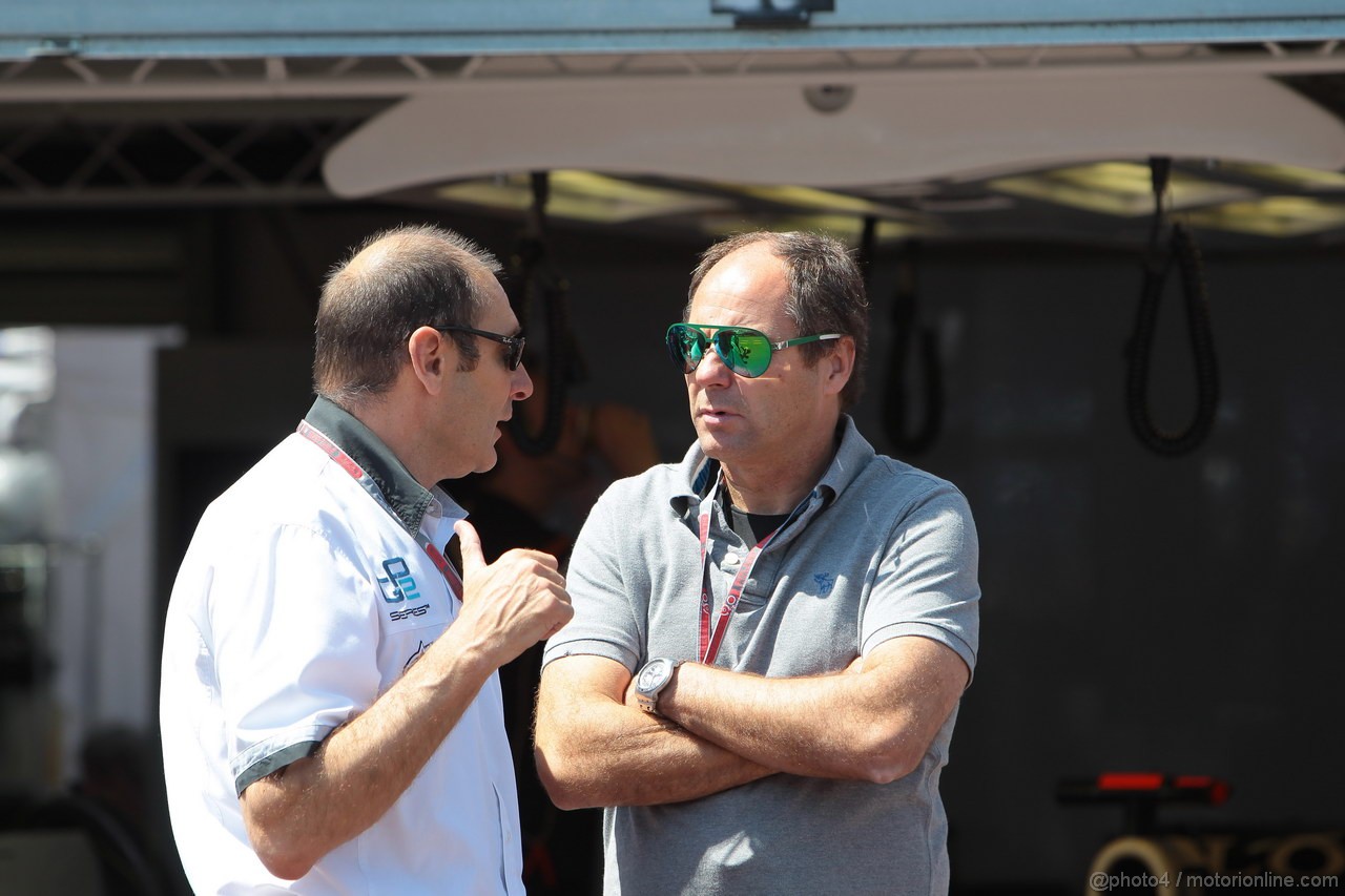 GP MONACO, 24.05.2012- Prove Libere 1, Gerard Berger, Scuderia Toro Rosso 
