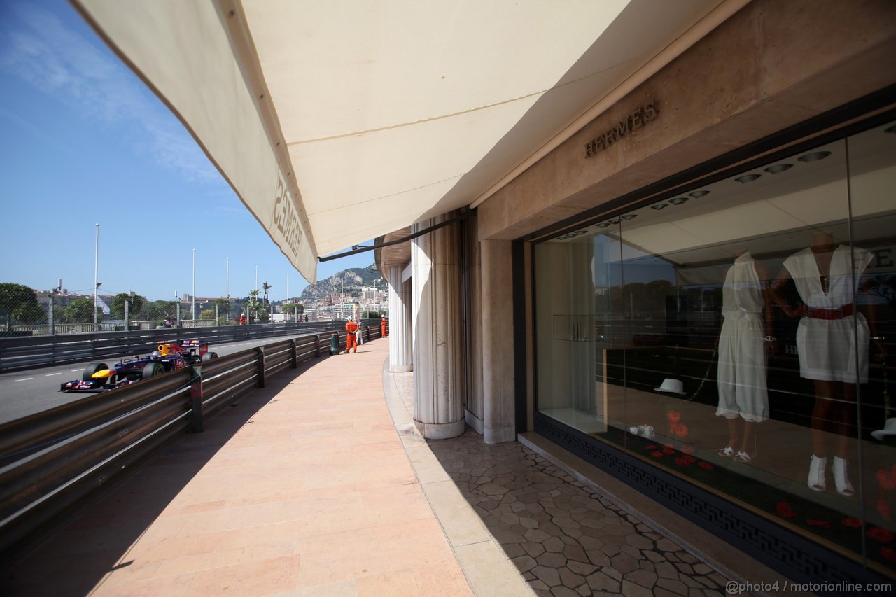 GP MONACO, 24.05.2012- Prove Libere 1, Sebastian Vettel (GER) Red Bull Racing RB8