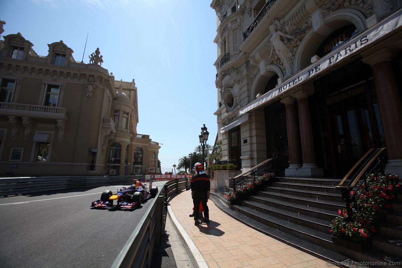 GP MONACO, 24.05.2012- Prove Libere 1, Sebastian Vettel (GER) Red Bull Racing RB8 