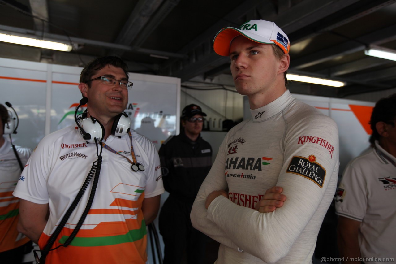 GP MONACO, 24.05.2012- Prove Libere 1, Nico Hulkenberg (GER) Sahara Force India F1 Team VJM05 