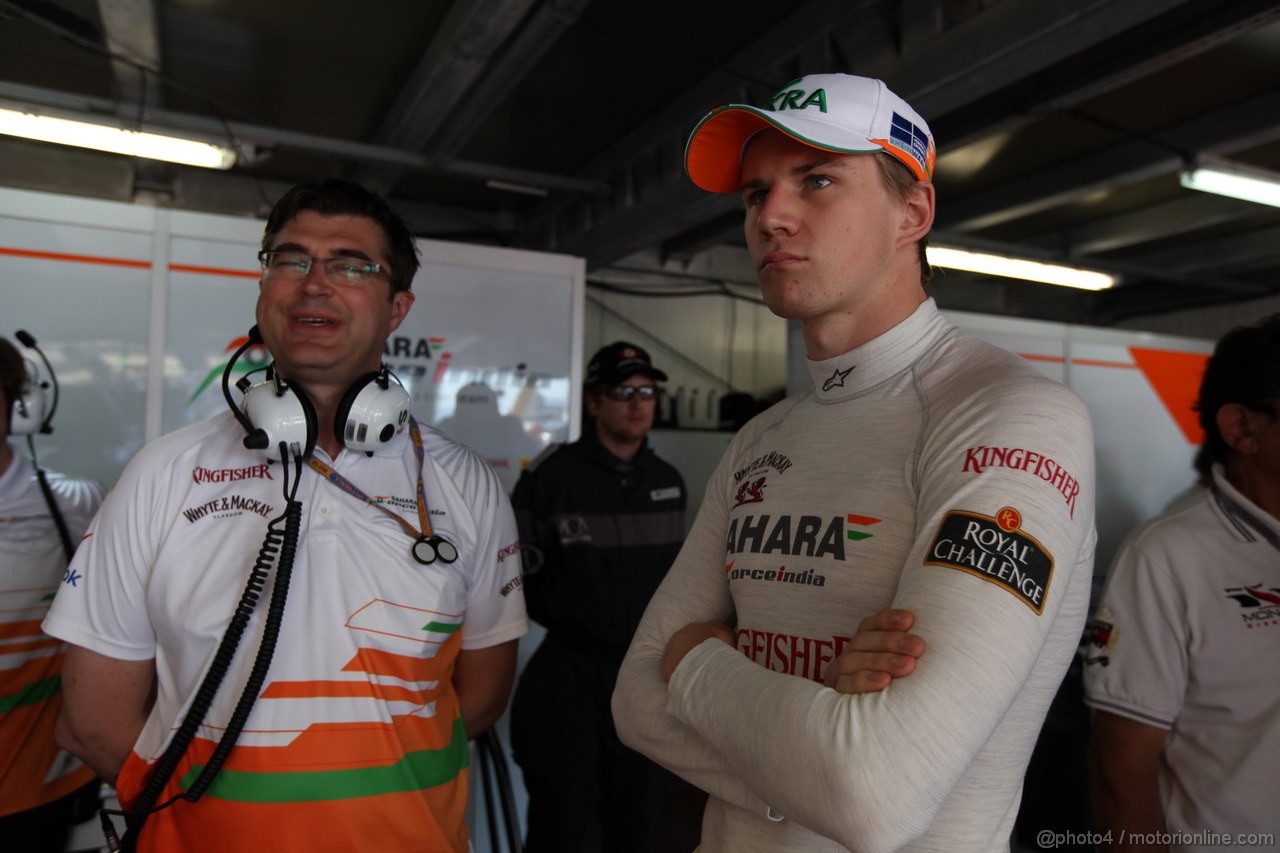 GP MONACO, 24.05.2012- Prove Libere 1, Nico Hulkenberg (GER) Sahara Force India F1 Team VJM05