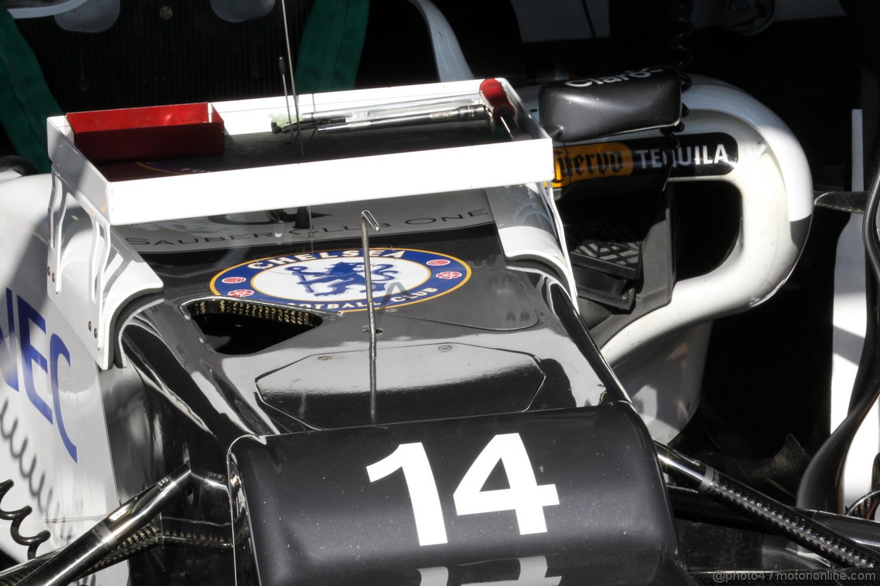 GP MONACO, 24.05.2012- Prove Libere 1, Kamui Kobayashi (JAP) Sauber F1 Team C31 