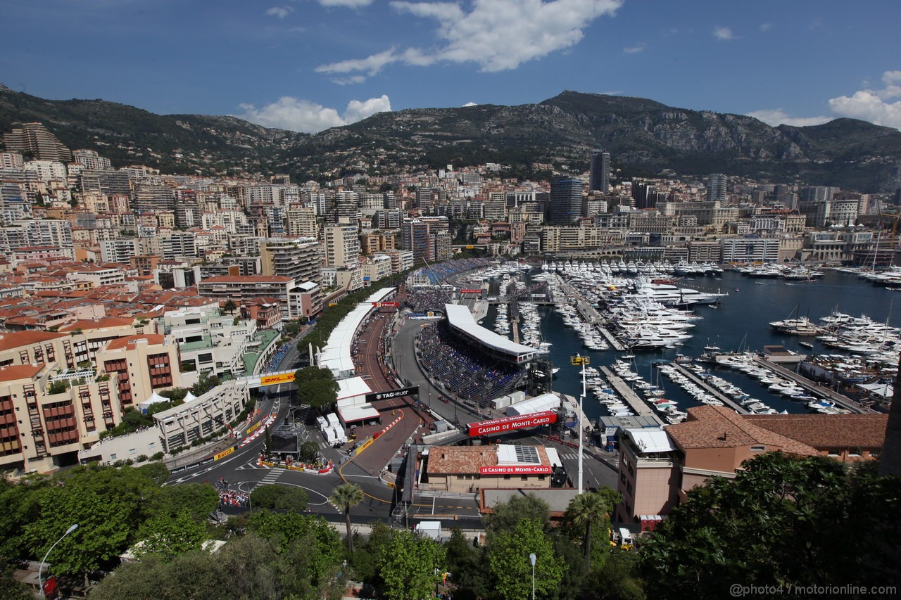 GP MONACO, 24.05.2012- Prove Libere 1, Jenson Button (GBR) McLaren Mercedes MP4-27 