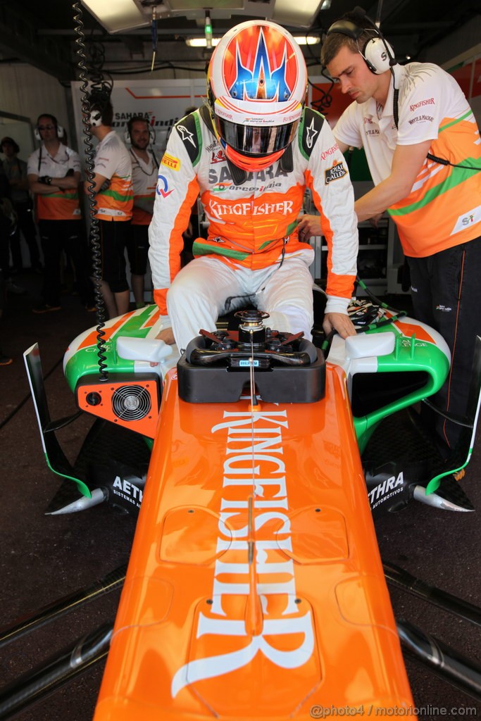 GP MONACO, 24.05.2012- Prove Libere 1, Paul di Resta (GBR) Sahara Force India F1 Team VJM05 