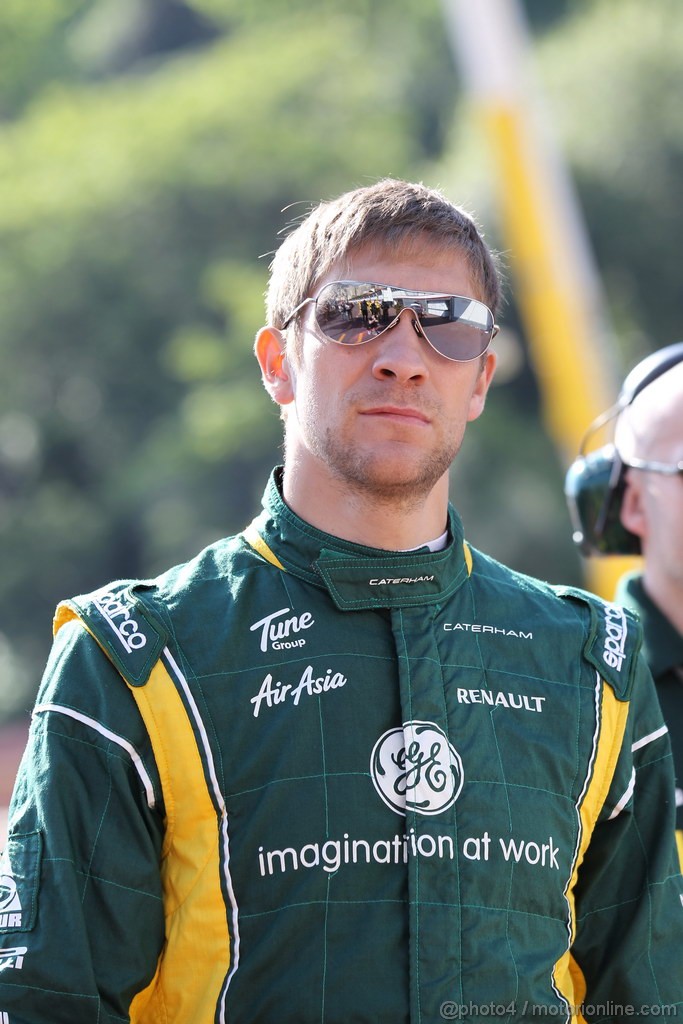 GP MONACO, 24.05.2012- Prove Libere 1, Vitaly Petrov (RUS) Caterham F1 Team CT01 