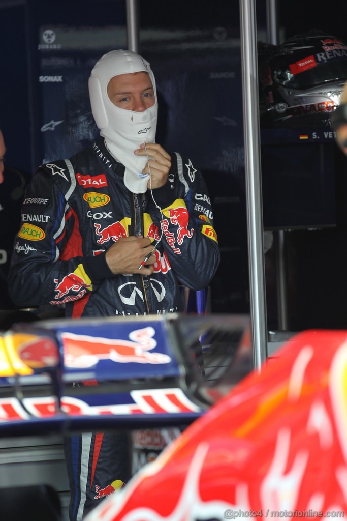 GP MONACO, 24.05.2012- Prove Libere 1, Sebastian Vettel (GER) Red Bull Racing RB8