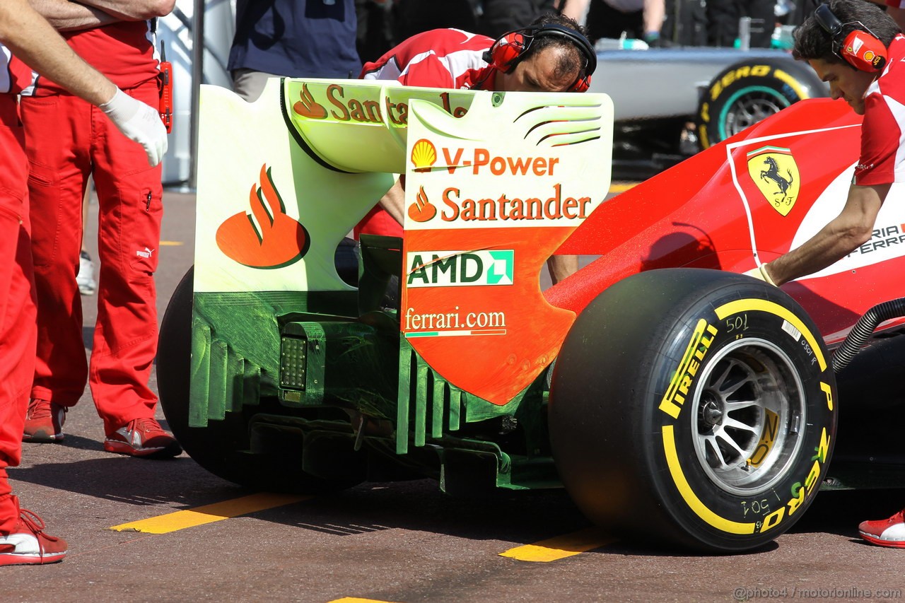 GP MONACO, 24.05.2012- Prove Libere 1, Ferrari F2012 