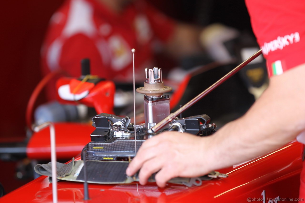 GP MONACO, 24.05.2012- Prove Libere 1, Steering wheel Ferrari  