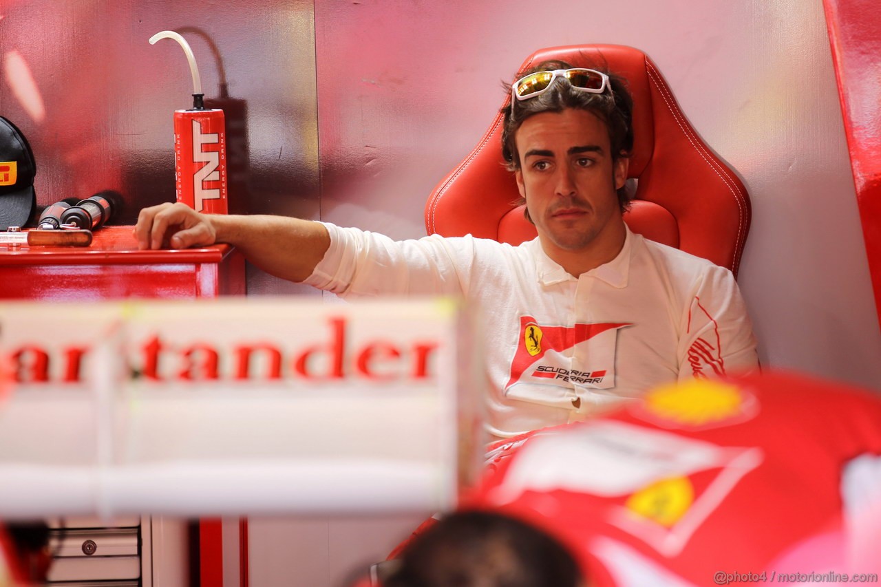GP MONACO, 24.05.2012- Prove Libere 1, Fernando Alonso (ESP) Ferrari F2012 