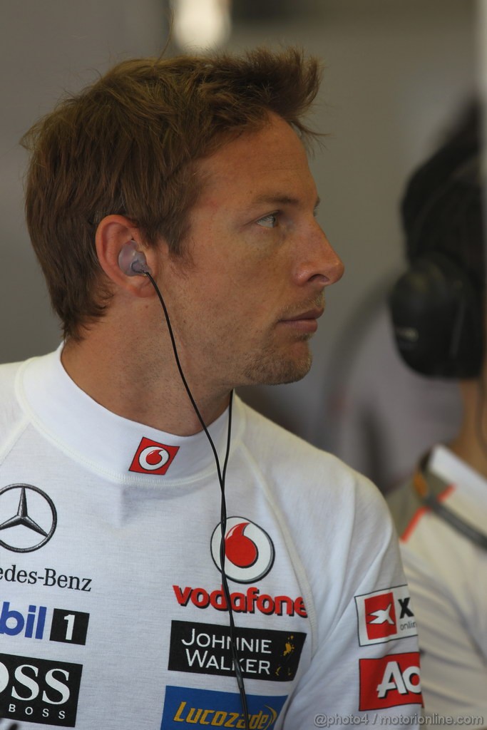 GP MONACO, 24.05.2012- Prove Libere 1, Jenson Button (GBR) McLaren Mercedes MP4-27 