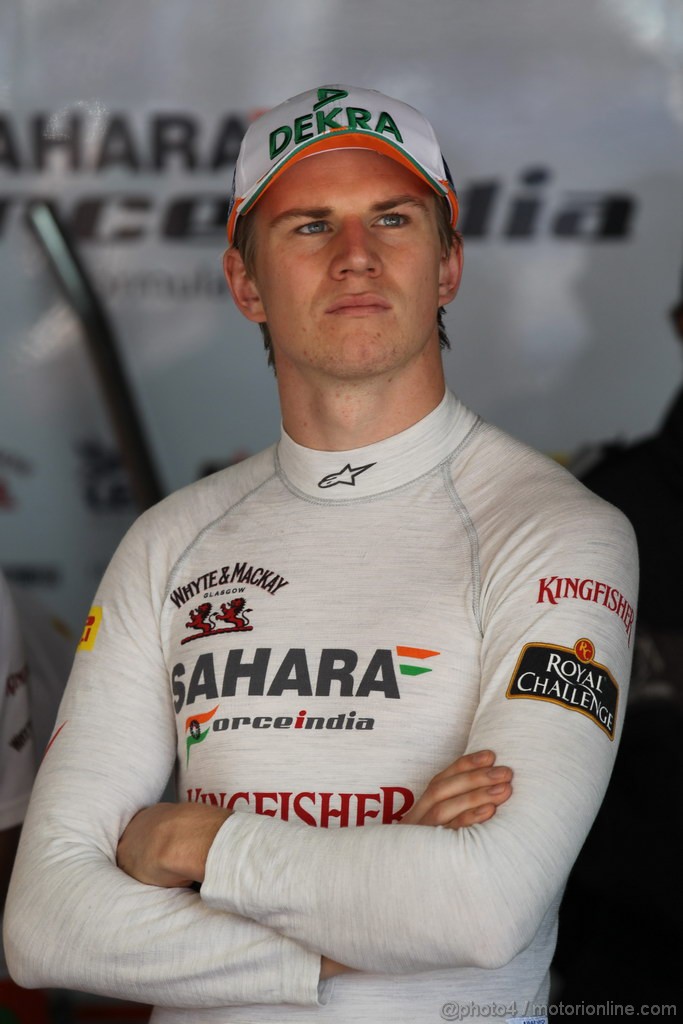 GP MONACO, 24.05.2012- Prove Libere 1, Nico Hulkenberg (GER) Sahara Force India F1 Team VJM05 