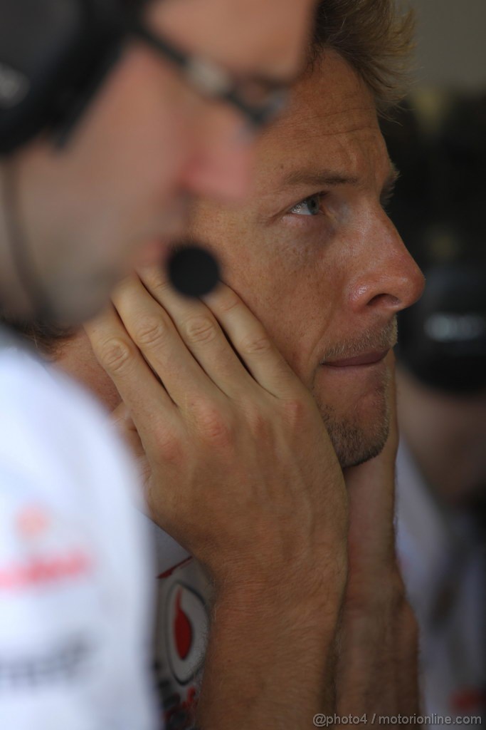 GP MONACO, 24.05.2012- Prove Libere 1, Jenson Button (GBR) McLaren Mercedes MP4-27
