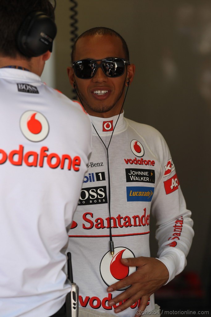 GP MONACO, 24.05.2012- Prove Libere 1, Lewis Hamilton (GBR) McLaren Mercedes MP4-27 
