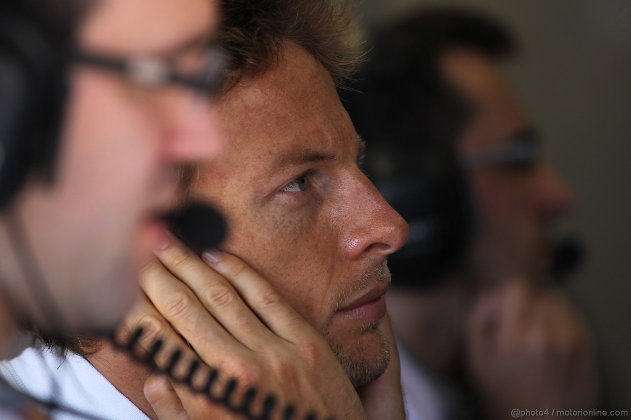 GP MONACO, 24.05.2012- Prove Libere 1, Jenson Button (GBR) McLaren Mercedes MP4-27 