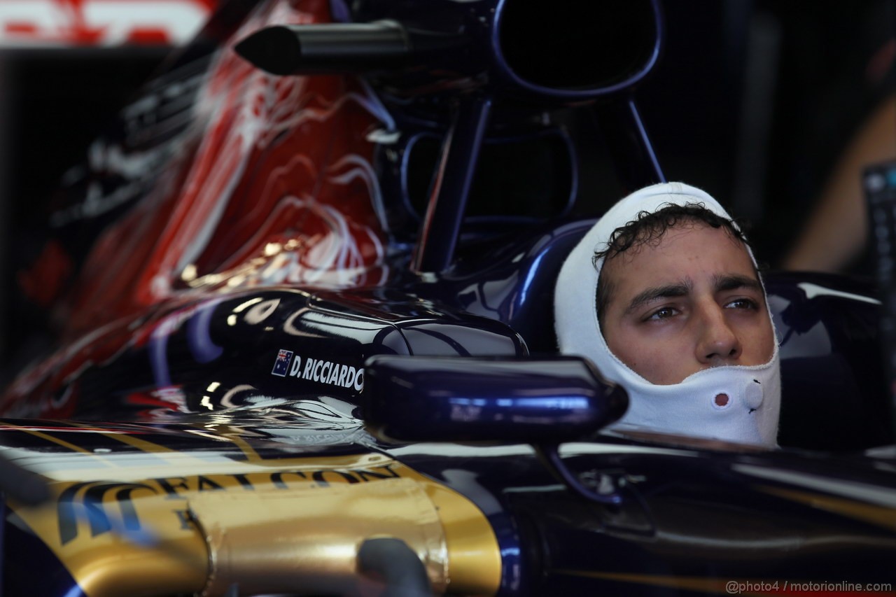 GP MONACO, 24.05.2012- Prove Libere 1, Daniel Ricciardo (AUS) Scuderia Toro Rosso STR7 