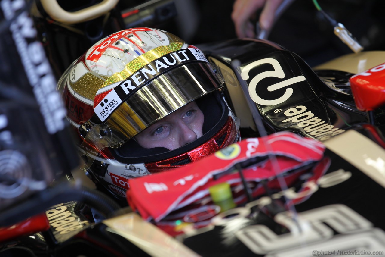 GP MONACO, 24.05.2012- Prove Libere 1, Romain Grosjean (FRA) Lotus F1 Team E20