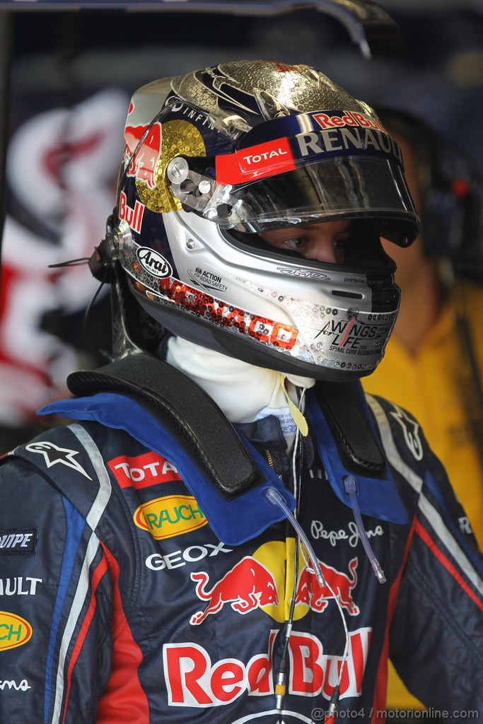 GP MONACO, 24.05.2012- Prove Libere 1, Sebastian Vettel (GER) Red Bull Racing RB8