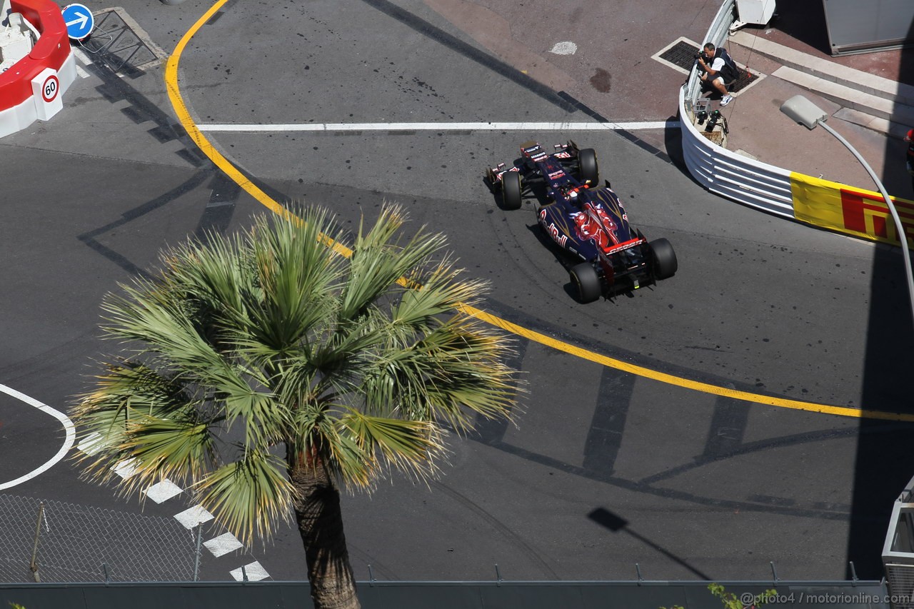 GP MONACO, 24.05.2012- Prove Libere 1, Daniel Ricciardo (AUS) Scuderia Toro Rosso STR7 