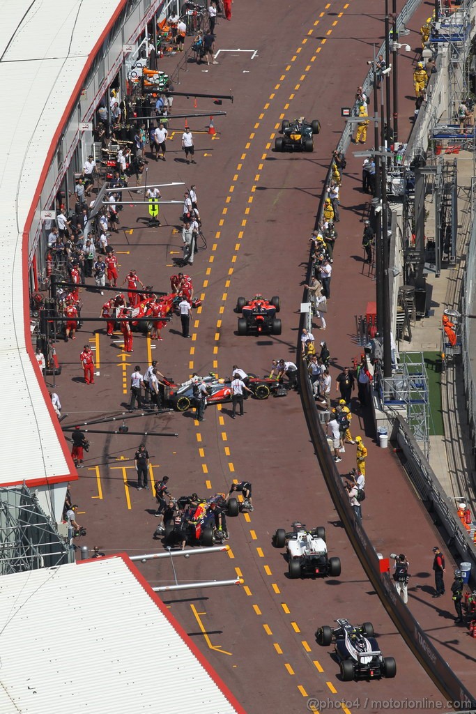 GP MONACO, 24.05.2012- Prove Libere 1, Lewis Hamilton (GBR) McLaren Mercedes MP4-27 