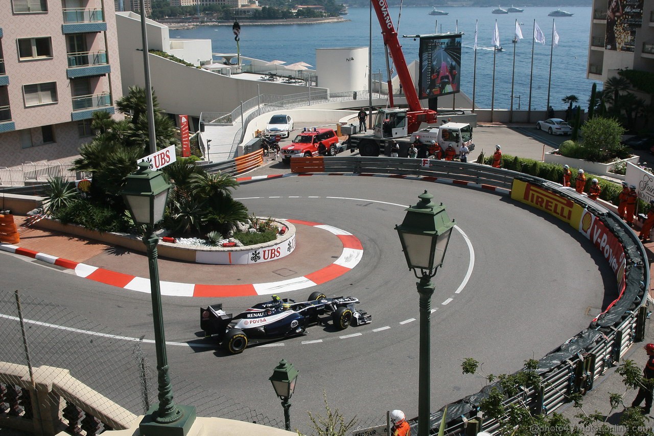 GP MONACO, 24.05.2012- Prove Libere 1, Bruno Senna (BRA) Williams F1 Team FW34 